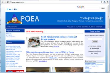 How To Look For Jobs Abroad At The POEA Website